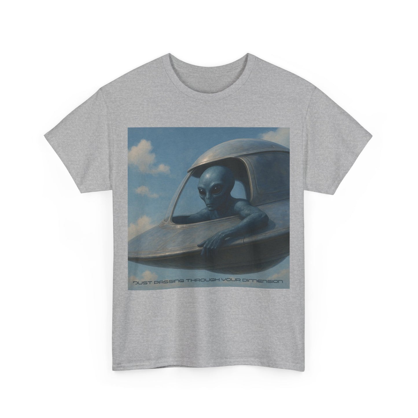 Alien Saucer Cotton T-shirt