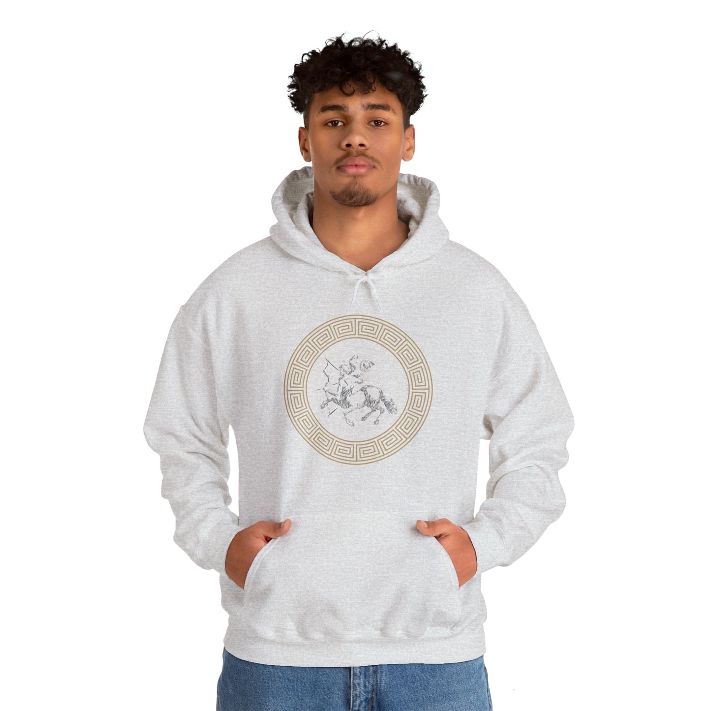 Saggitarius Illustration Hooded Sweatshirt