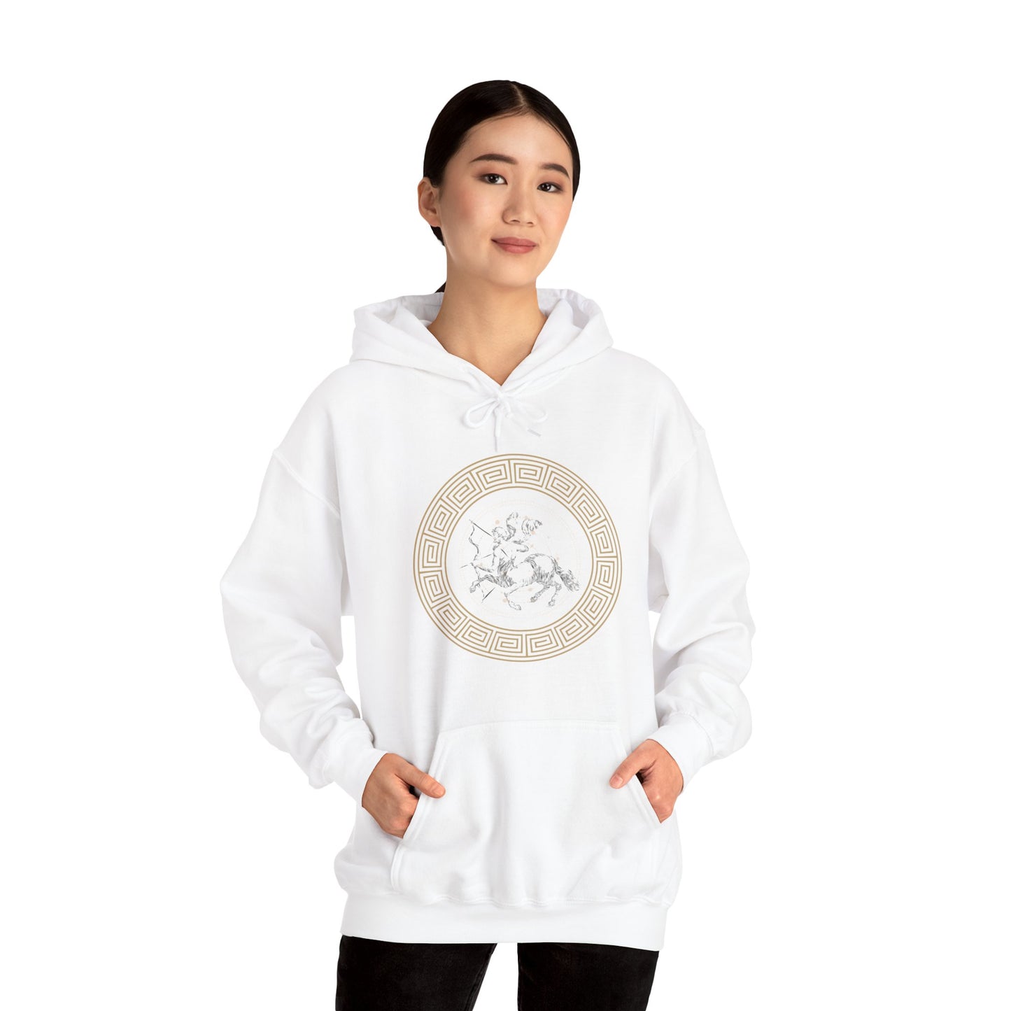 Saggitarius Illustration Hooded Sweatshirt