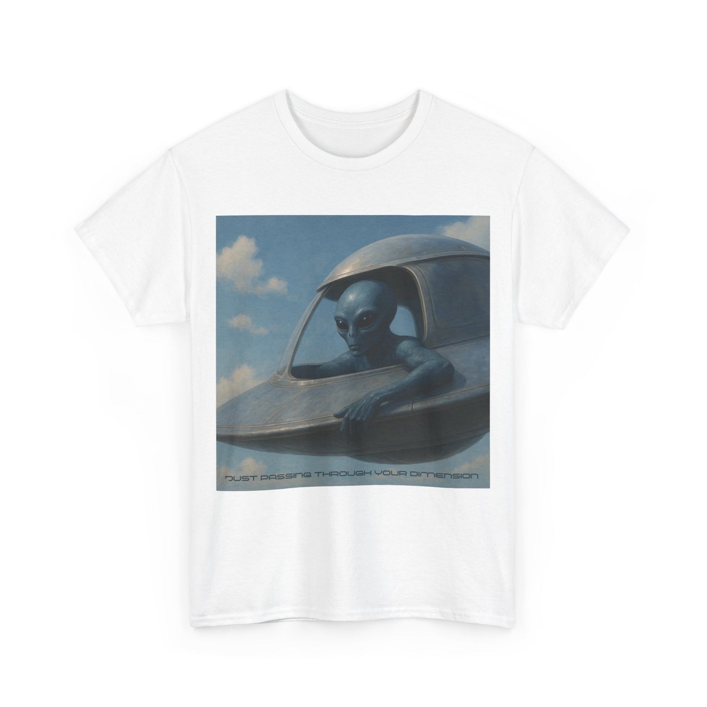 Alien Saucer Cotton T-shirt