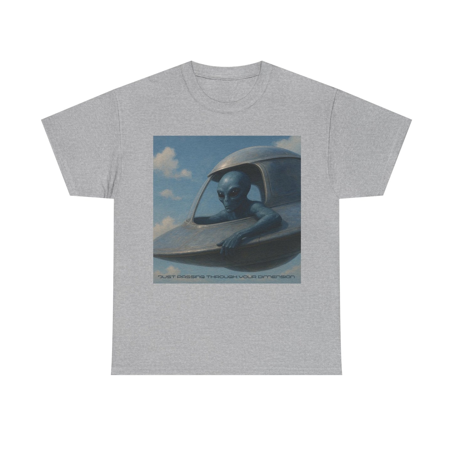 Alien Saucer Cotton T-shirt
